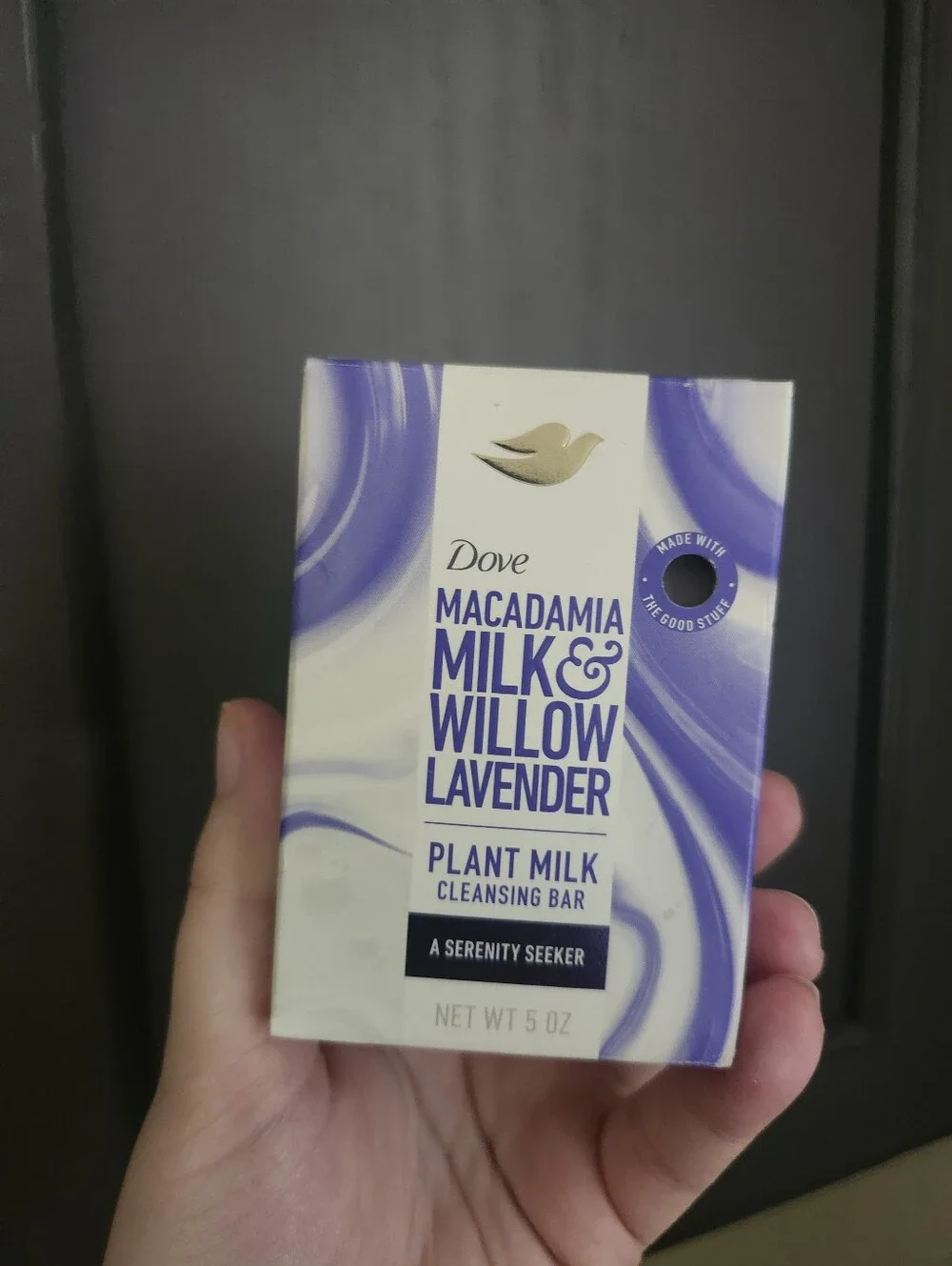 Dove Macadamia Milk & Willow Lavender Plant Milk Cleansing Bar — Lavender
